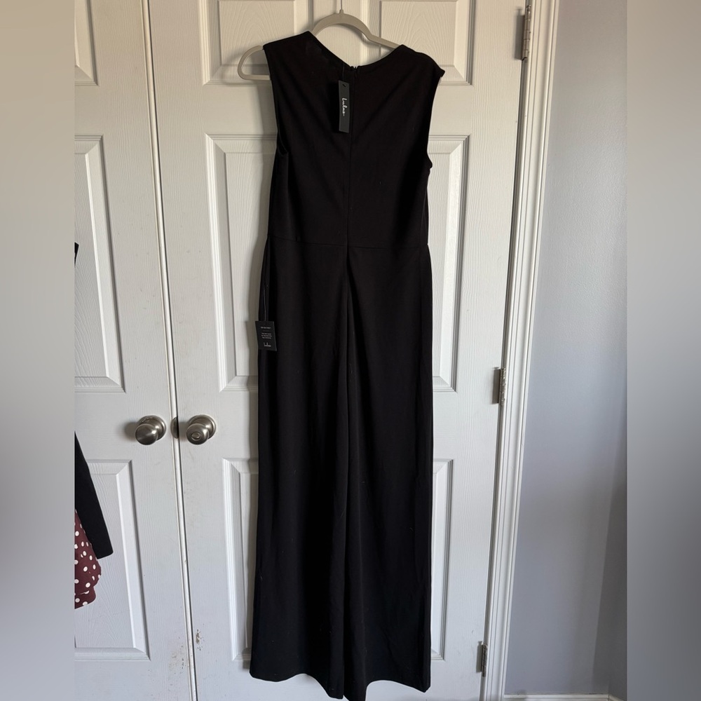 NWT Lulu’s Enticing Endeavors Black Jumpsuit - Size XL - Picture 12 of 12